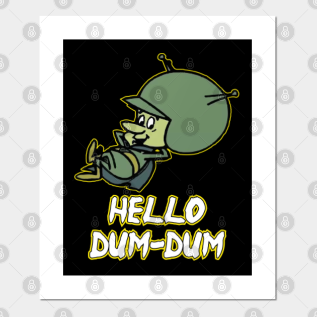 Hello Dum Dum Gazoo Flintstones Posters and Art Prints TeePublic